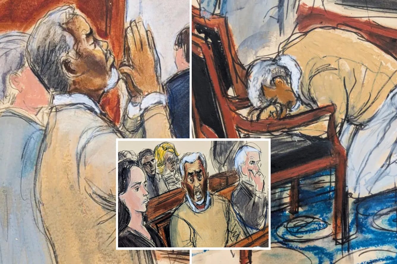 DIDDY'S DOWNFALL: Hip-Hop Mogul Denied Bail After Prostitution Conviction, Faces 20 Years in Prison