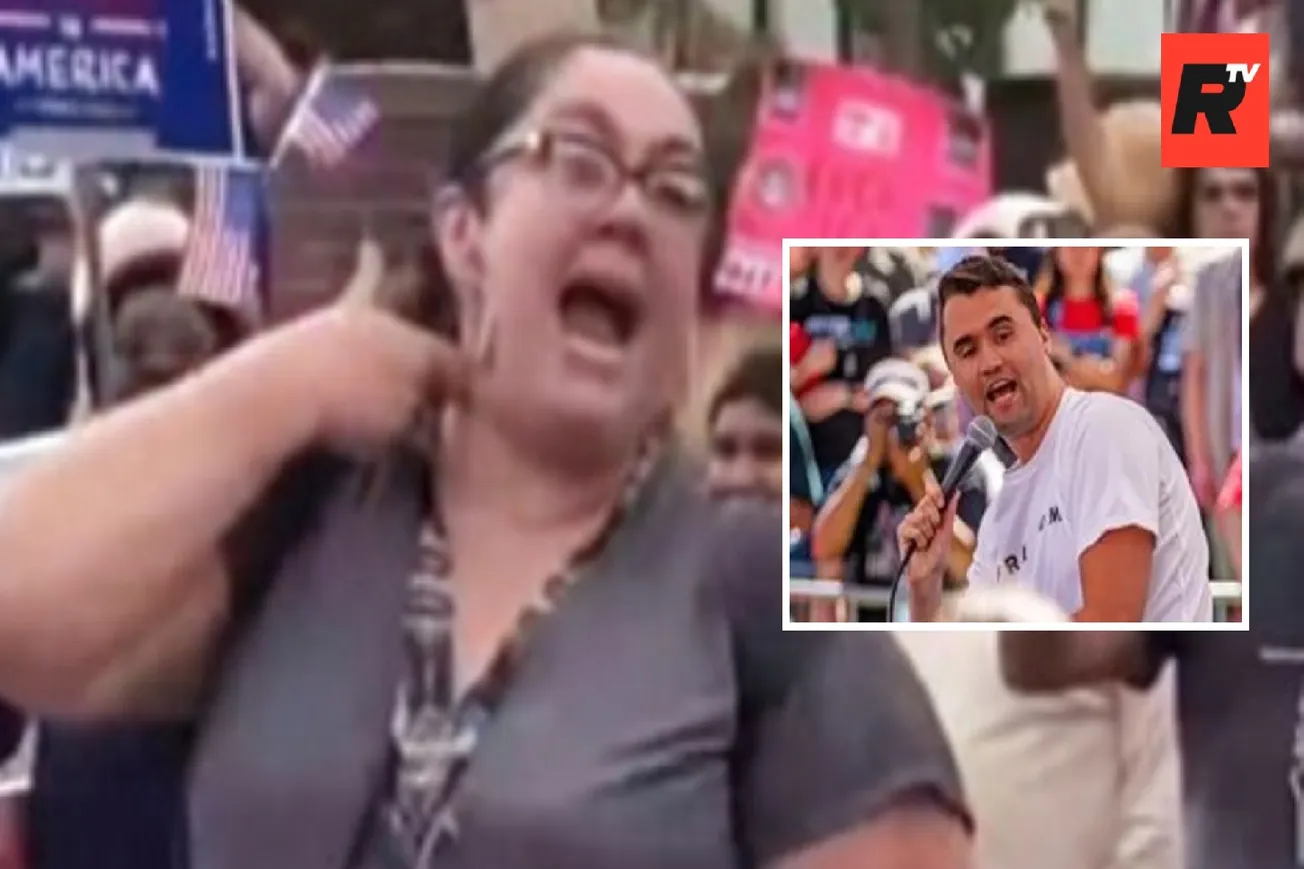 Viral Outrage: Obese Teacher Mocks Kirk Murder At 'No Kings' Protest
