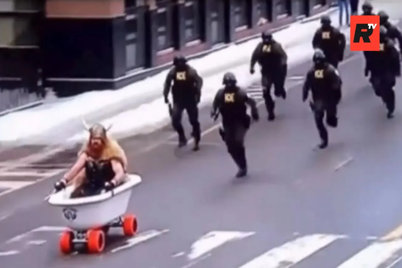 ICE vs. Bathtub Viking: The Slushy Showdown We All Needed